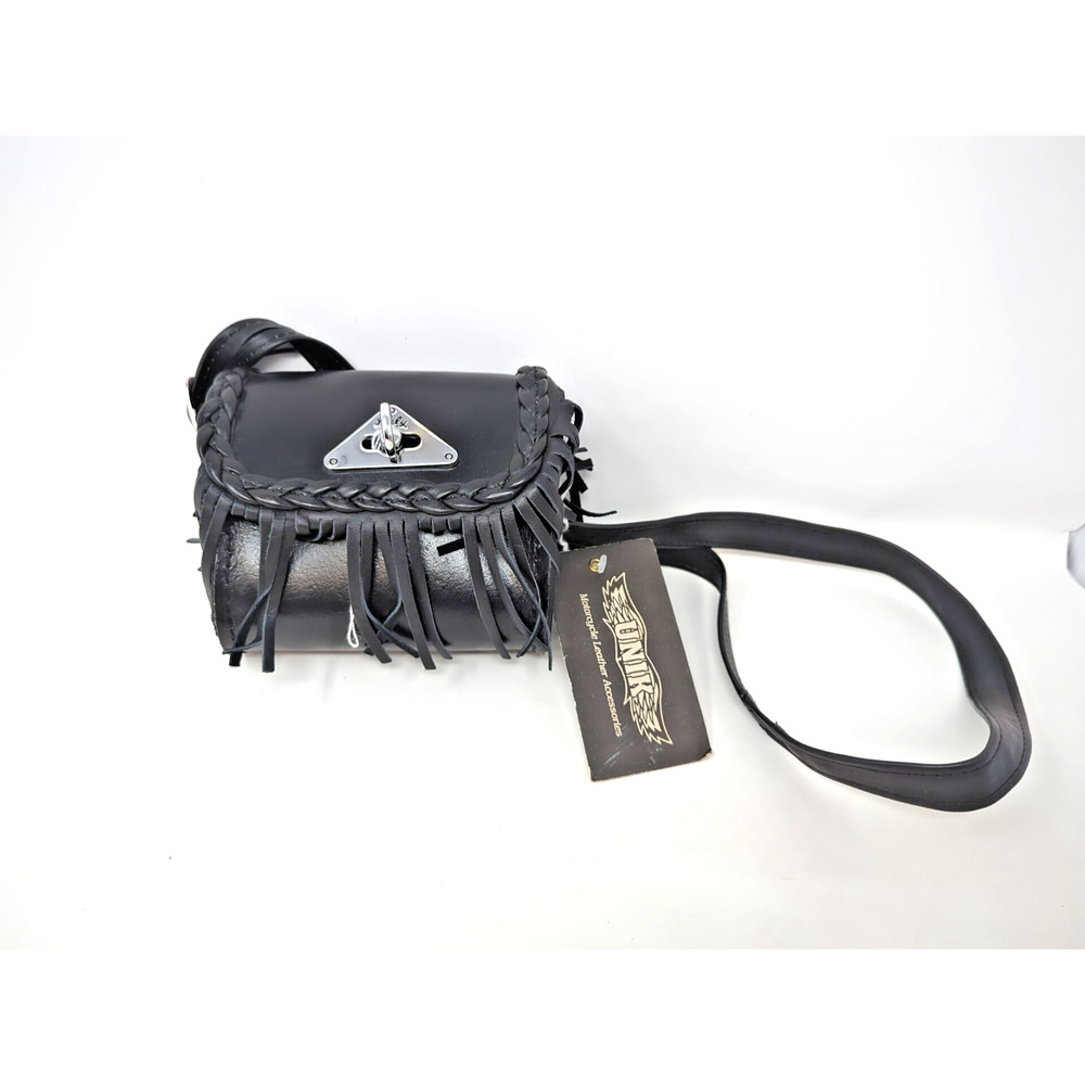NEW UNIK Leather Accessories Bag Harley Honda Motorcycle 6x6 Italy